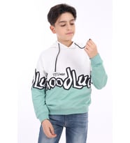 Toontoy Erkek Çocuk Baskılı Sweatshirt (Yeşil)