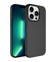 Apple iPhone 14 Pro Max Kılıf Mara Lansman İç Yüzeyi Kadife Kılıf (Siyah)