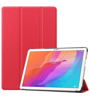 Honor Pad X8 Smart Cover Standlı 1-1 Tablet Kılıf (Kırmızı)