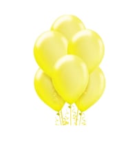 Sürpriz Uçan Balon 25 Adet (Sarı)