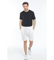 Süperlife Erkek Regular Fit Duble Paça Şort SPR21Y51 (Ekru)