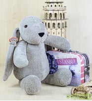 Özgüner Uyku Arkadaşım Tavşan 65 Peluş Tavşan (Gri)