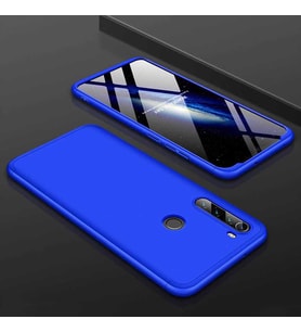 Xiaomi Redmi Note 8 Kılıf Zore Ays Full Koruma Kılıf (Mavi)