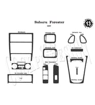 Meriç® Subaru Forester Ön Torpido Kaplama Maun 13 Parça 1997-2007 (Karbon)