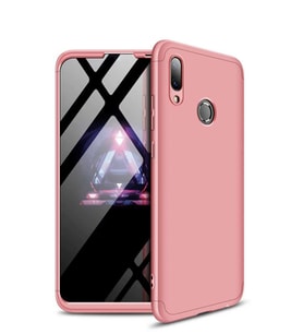 Microsonic Huawei Y7 Prime 2019 Kılıf Double Dip 360 Protective (Rose)