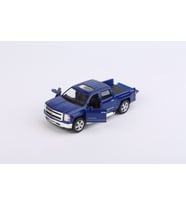 Kinsmart 2014 Chevrolet Silverado Çek Bırak 1:34 Ölçek Model Araba (Mavi)