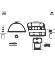 Meriç® Ford Cargo 1838T Ön Torpido Kaplama Maun 18 Parça 2007-2015 (Karbon)