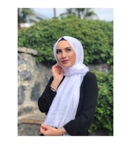 Bürümcük Pamuk Şal (Beyaz)