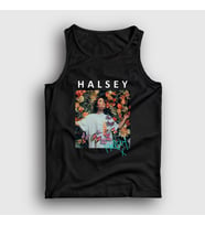 Presmono Unisex Beyaz Poster Love And Power Halsey Atlet 461090tt (Siyah)