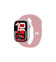 Apple iPhone 14 Uyumlu Açık Mavi Akıllı Saat Watch10 2025 Hediyeli AMOLED EKRAN (Beyaz-Pembe)