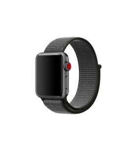 BİPOWER Apple Watch 42-44 mm KRD3 Hasır Kordon (Gri)