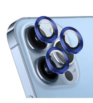 Microsonic Apple iPhone 15 Ultra Tekli Kamera Lens Koruma Camı Siyah (Lacivert)