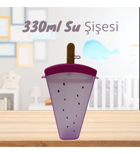 330ml Karpuz Şeklinde içme şişesi*Su Şişesi*Su Matarası*Spor Su Şişesi (Pembe)