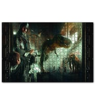 Cakapuzzle Müzede Bir Gece Çocuk Şövalye Dinozor ve Mamut  Puzzle Yapboz MDF (Ahşap) (255 Parça)