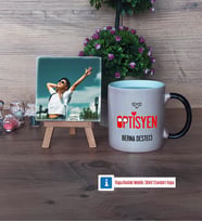 Optisyen Fotoğraflı Dekoratif Taş, Kupa Bardak Beyaz Hediye (Model 9)