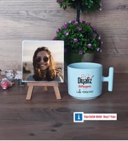 Diyaliz Teknisyeni Fotoğraflı Dekoratif Taş, Kupa Bardak Beyaz Hediye Diyaliz Teknisyenine Hediye (Model 12)