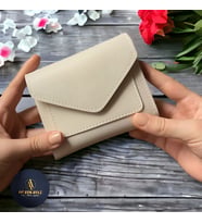 İsme Kişiye Özel Minimalist Kadın Cüzdan Yumuşak Derili Kartlık Çanta Aksesuar Sevgiliye Anneye Arkadaşa Kendine Hediye (Bej)