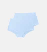 Malabadi Kadın 2 Li Paket İz Yapmayan Modal Boxer Külot 1053 (Beyaz)