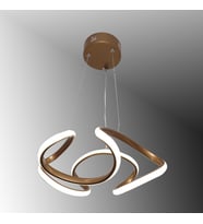 TT307-35-ESK TT Aydınlatma Helezon Modeli Eskitme Boyalı Led Avize (Günışığı)