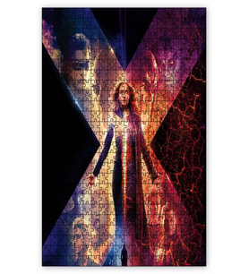 Cakapuzzle Dark Phoenix Big X Puzzle Yapboz MDF (Ahşap) (500 Parça)
