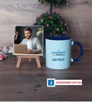 Su Ürünleri Mühendisi Fotoğraflı Dekoratif Taş, Kupa Bardak Beyaz Hediye (Model 3)
