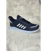 Günlük Erkek Sneaker Fileli Bağcıklı Rahat  Yürüyüş Spor Ayakkabı 1453 (Lacivert)