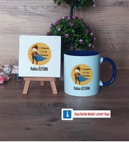 Öğretmenler Günü Hediyesi Dekoratif Taş, Kupa Bardak Kırmızı Hediye (Model 2)