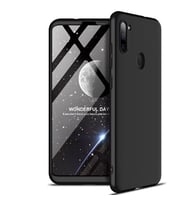Galaxy A11 Kılıf Zore Ays Full Koruma Kılıf (Siyah)