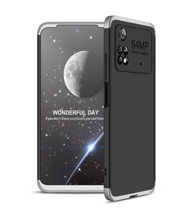 Xiaomi Poco M4 Pro 4G Kılıf Zore Ays Kapak (Siyah-Gri)