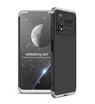 Xiaomi Poco M4 Pro 4G Kılıf Zore Ays Kapak (Siyah-Gri)