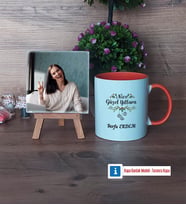 Yılbaşı Hediyesi Fotoğraflı Dekoratif Taş, Kupa Bardak Beyaz Hediye (Model 13)