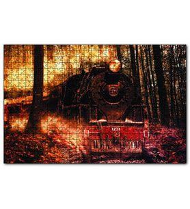 Cakapuzzle  Ormanda Nostaljik Tiren  Puzzle Yapboz MDF (Ahşap) (255 Parça)