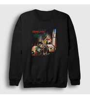 Presmono Unisex Beyaz Tear Marillion Sweatshirt 162972tt (Siyah)