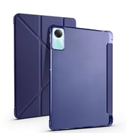 Xiaomi Redmi Pad SE Kılıf Kalem Bölmeli Standlı Smart Cover (Lacivert)