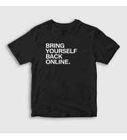 Presmono Unisex Çocuk Beyaz Online Westworld T-Shirt 224877tt (Siyah)