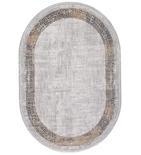 Black&Brown 11298 Oval Halı (Sarı)