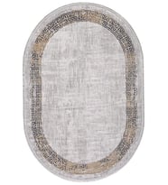 Black&Brown 11298 Oval Halı (Sarı)