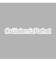 Sülalemiz Rahat Araba Sticker siyah 18x2 CM (Beyaz)
