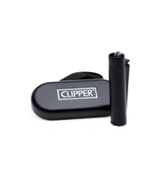 Clıpper Marka Metal Gazlı Çakmak (Siyah)