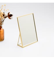 20 cm x 15 cm  Makyaj Aynası  Masaüstü  Pirinç & Gold, Bakır, Siyah, Gümüş (Gümüş)