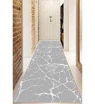 Dijital Baskılı Kaymaz Taban Yıkanabilir Modern Yolluk Ve Koridor Halısı NDU-HT-415 (Çok Renkli)