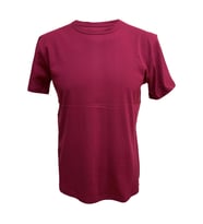 Jojoboy Polo Erkek Ribana Yuvarlak Yaka Tshirt (Koyu Pembe)