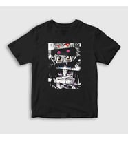 Presmono Unisex Çocuk Beyaz Eyes Anime Hunter X Hunter T-Shirt 238049tt (Siyah)