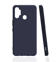 Kvy Tecno Spark 7 Pro Biye Silikon Kılıf (Lacivert)