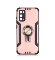 Galaxy S20 Kılıf Stand Olma Özellikli Araç Tutuculu Ko ko Kılıf (Rose)