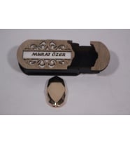 Çakmak Kişiye Özel İsim Yazılı ve Mdf Tasarım Kutulu No:48 (Gold)