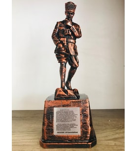 Atatürk Kocatepe'de Makam Hediyeliği (Bakır)