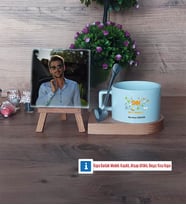 SMM Mali Müşavir Fotoğraflı Dekoratif Taş, Kupa Bardak Beyaz HediyeMuhasebeciler Günü Hediyesi (Model 8)
