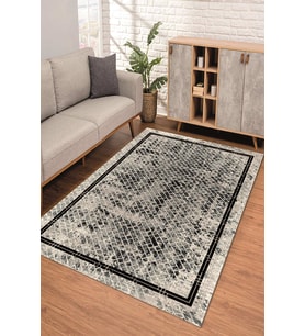Dijital Kaymaz Taban Yıkanabilir Renkli Salon Halısı Mutfak Halısı Yolluk ND-SD-1092 (Çok Renkli)