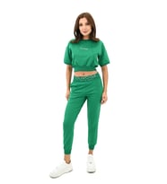 Kadın Kısa Kollu Yazı Baskılı Eşofman Takımı 3763-23 (Benetton)